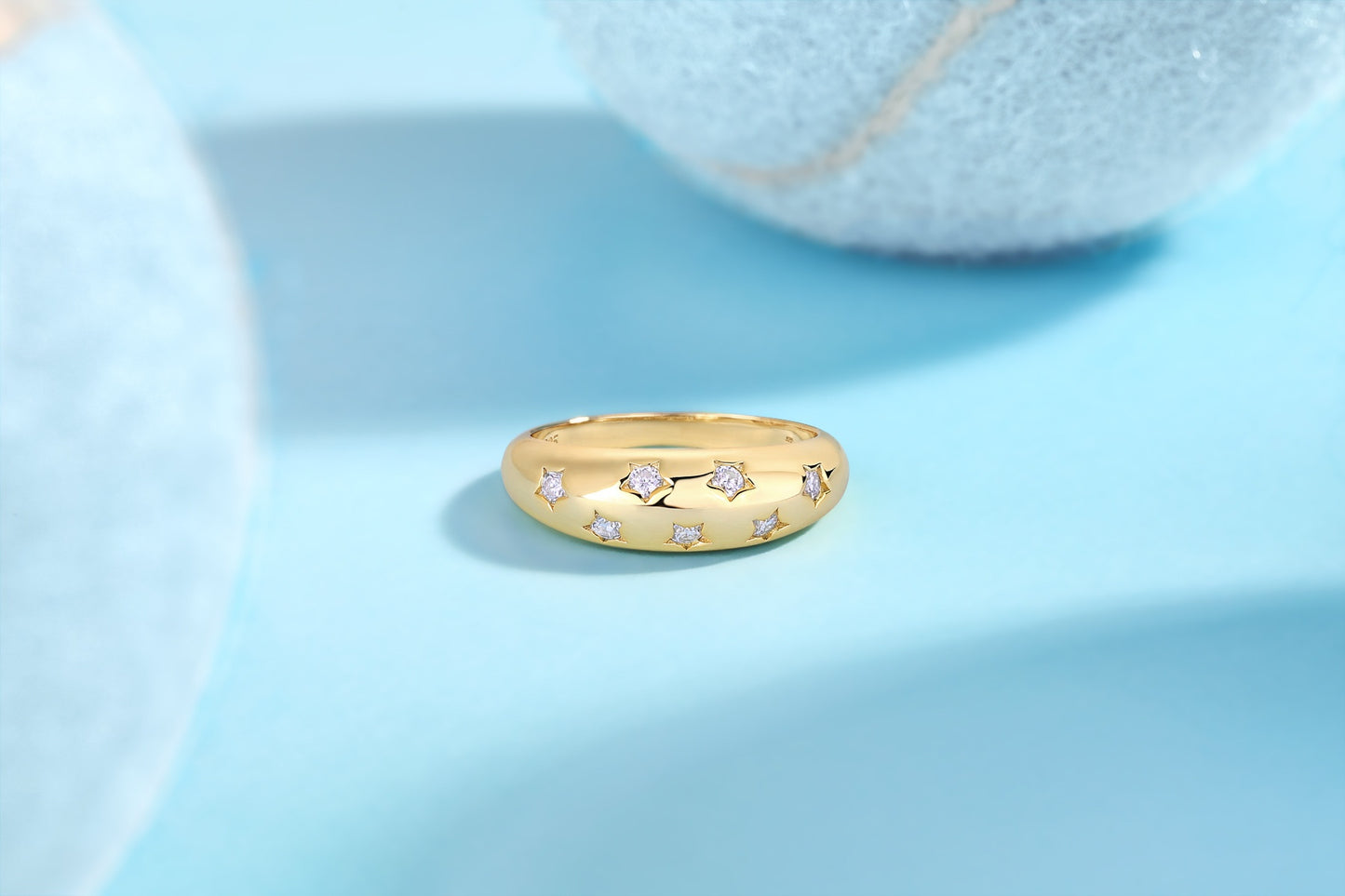 Luna Crystal Promise Ring